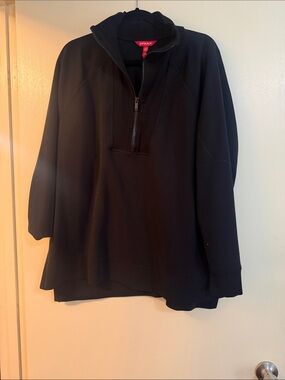 SPANX Men’s Black Half-Zip Pullover Sweater